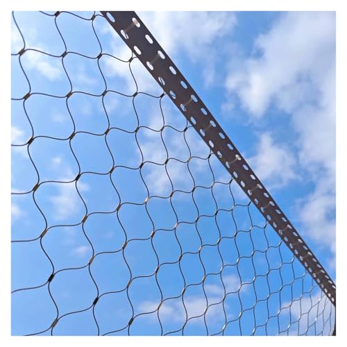 Rejilla de malla de alambre de acero inoxidable para valla de jardín de 9 cm/1,5 mm, red de seguridad para barandillas, barrera de ciervos duradera, pantalla de metal resistente (2 x 3 m)