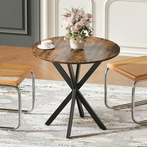 Vantic 31.5" Small Round Dining Table for 2-4, Round Kitchen