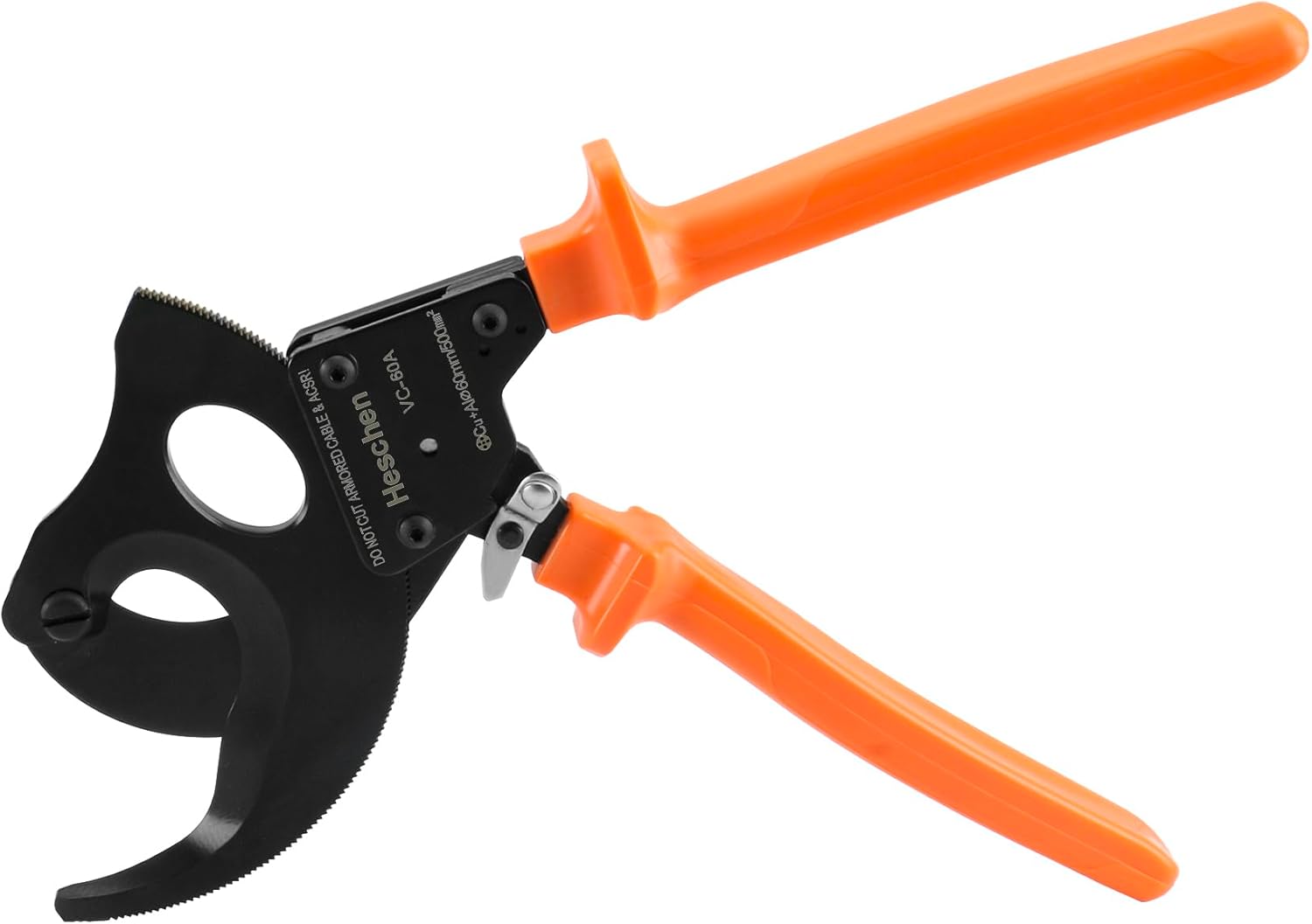 Ratchet Cable Cutter VC-60A use for 60mm/500mm² Wire Stripper plier Hand Crimping Tool