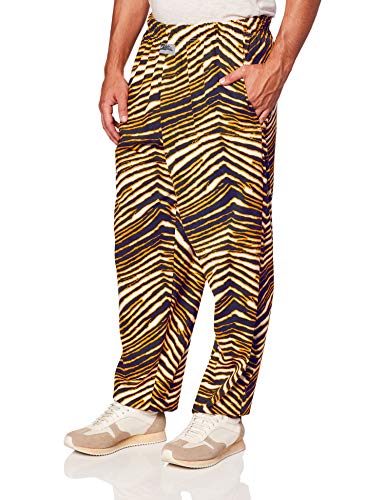 Zubaz Men's Standard Classic Zebra Printed Athletic Lounge Pants, Multi, Xx-Large #TOP28