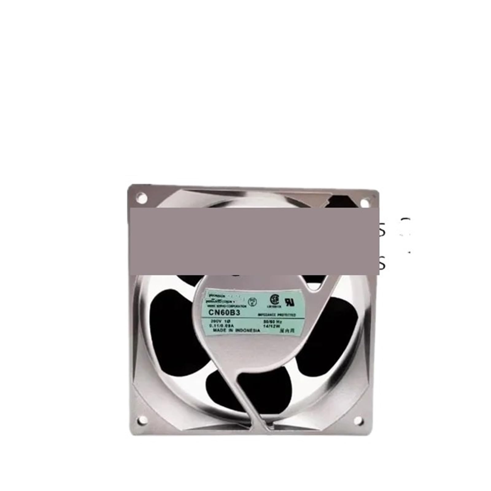 JEYPINDII 120 * 120 * 38 aluminum frame AC fan CN60B3 AC200V 14/12W