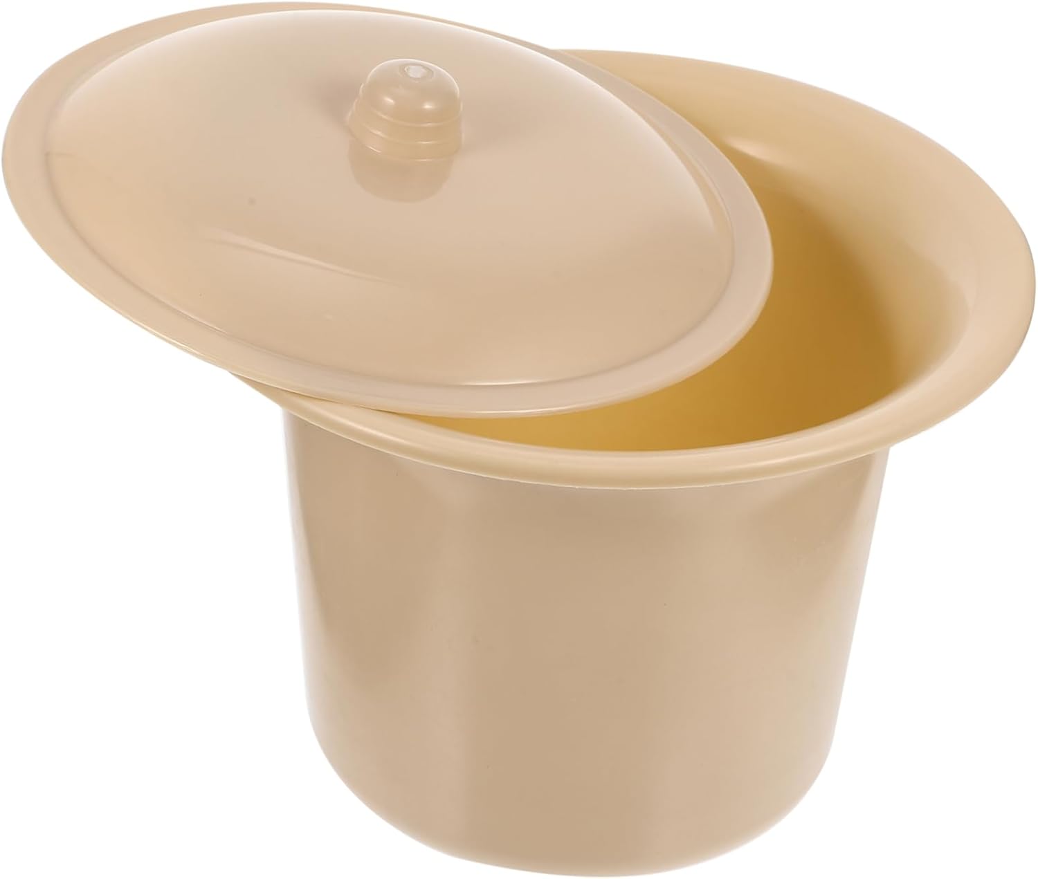 Thick Plastic Chamber Pot with Lid for Kids Adults and Seniors – Multi-Function Household Urinal Portable Bed Pan for Nighttime Use
