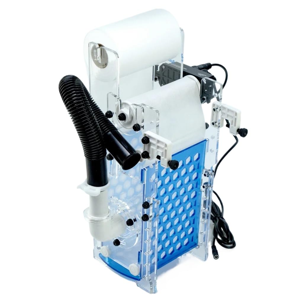 Meki Acua Bubble Magus ARF Elite 2025 New Version Automatic Roller Filter Aquarium Fish Tank Auto Fleece Sump Filtration System (ARF Elite M)
