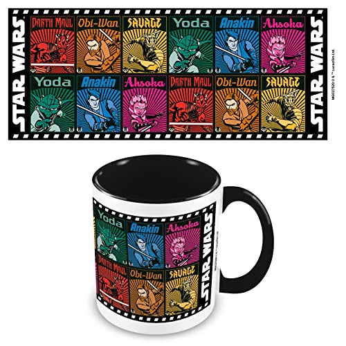 Pyramid International Mug Star Wars : Clone Wars dans un coffret cadeau (personnage Roll Call Design) 325 ml - Produit officiel