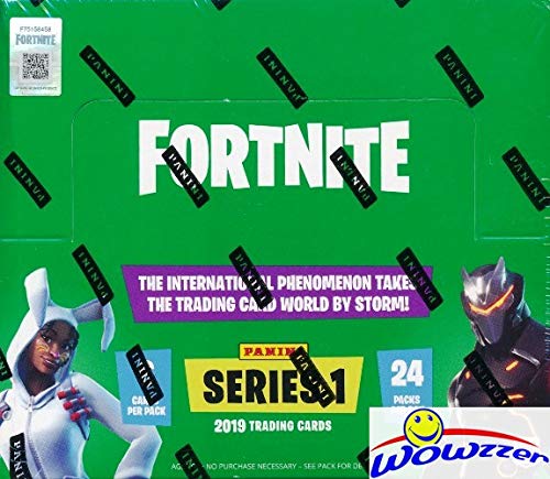 2019 Panini FORTNITE Trading Cards MASSIVE Factory Sealed 24 Pack HOBBY Box with 144 Cards! Includes (4) Epics, (2) Legendaries & (1) Holofoil Parallel Cards! Brand New! WOWZZER!