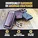 Leather Magazine Holder | Made in USA Sizes to fit virtually Any 9mm, .40, .45 or .380 Pistol Mag | Single or Double Stack | IWB or OWB | Relentless Tactical | Single Stack Brown