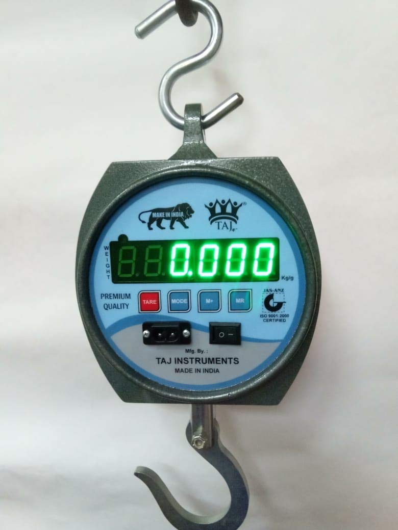 I-Tech 200 kg Digital hanging scale with green LED Display.