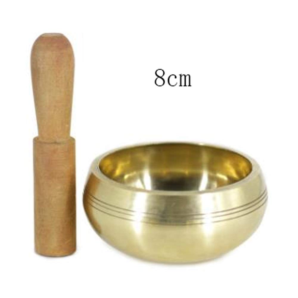 Ręcznie robiony budda tybetańska miska miska Dharma Instrument muzyczny miedź misa śpiewająca medytacja dźwięk miska do jogi (8 cm)