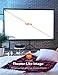 TaoTronics Projector Screen with Stand, 120 inch Projector Screen 4K HD with Wrinkle-Free Design, Outdoor Projector Screen for Backyard Movie Night( 1.1Gain, 4:3,160° Viewing Angle & A Carry Bag)