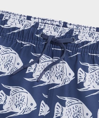 Vineyard Vines Boys Printed Chappy Swim Trunks, Moonshine3