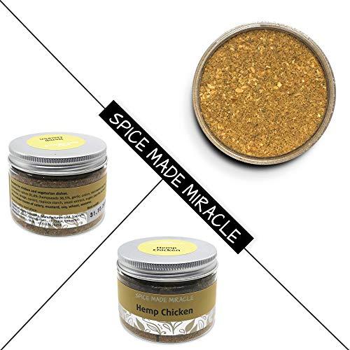 Spice Made Miracle Kruidenmix Hennep Kip - de beste kruiden voor de kip en vegetarische gerechten - Spice Rub voor… - Afbeelding 4