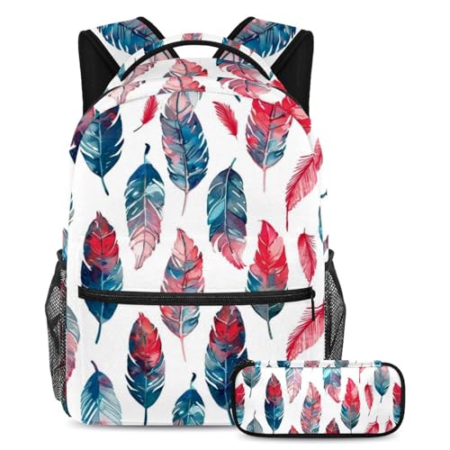 Cartable à plumes grande capacité pour les trajets scolaires et les voyages des ados