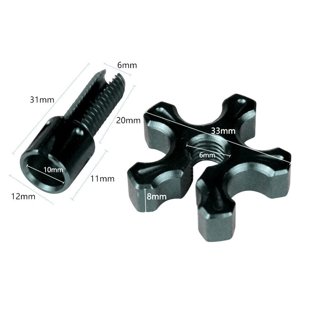 Kupplung Einstellschraube Kawasaki Z800 Z750 Z1000 - CNC Aluminium Schwarz