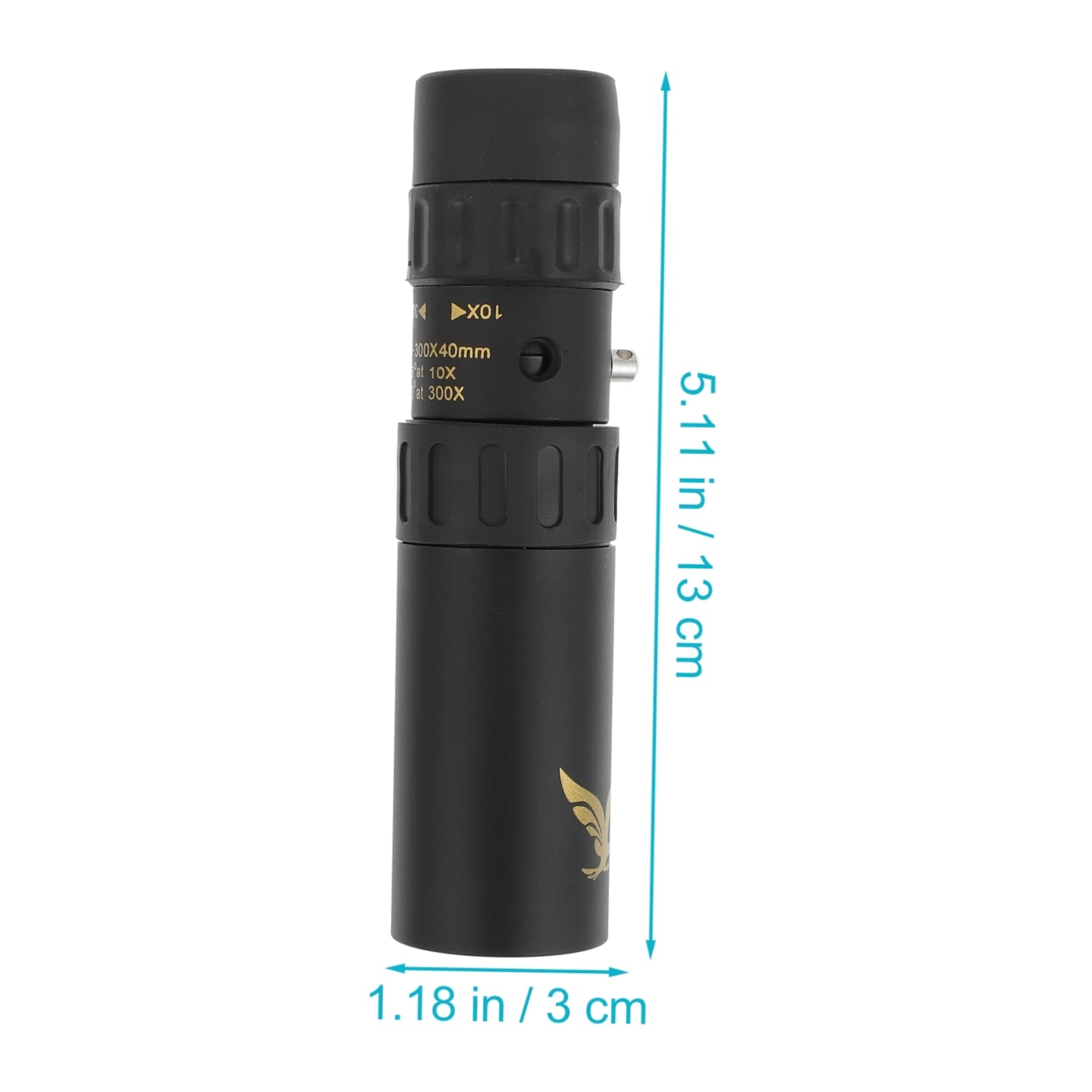 OSALADI 2piezas Monocular Observación Al Aire Telescopio Lente De Recubrimiento y Estructura para Senderismo y Camping