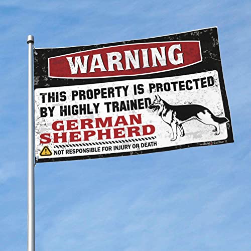 Drapeau Berger Allemand 152x244 cm pour décoration de man cave