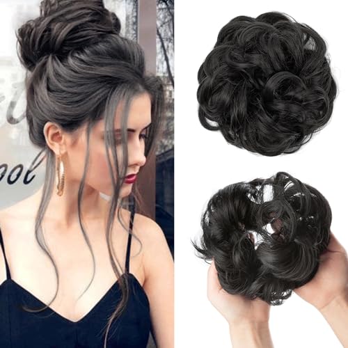 HIZEMLK 1PCS Messy Bun Hair Piece Messy Hair Bun Scrunchies