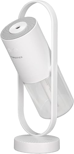 Humidificador de niebla fría, humidificadores de rotación de 1.4 fl oz por hora, 6.8 fl oz, mini humidificador portátil, 3.5 W, USB, silencio, disponible en Yaxa Costa Rica