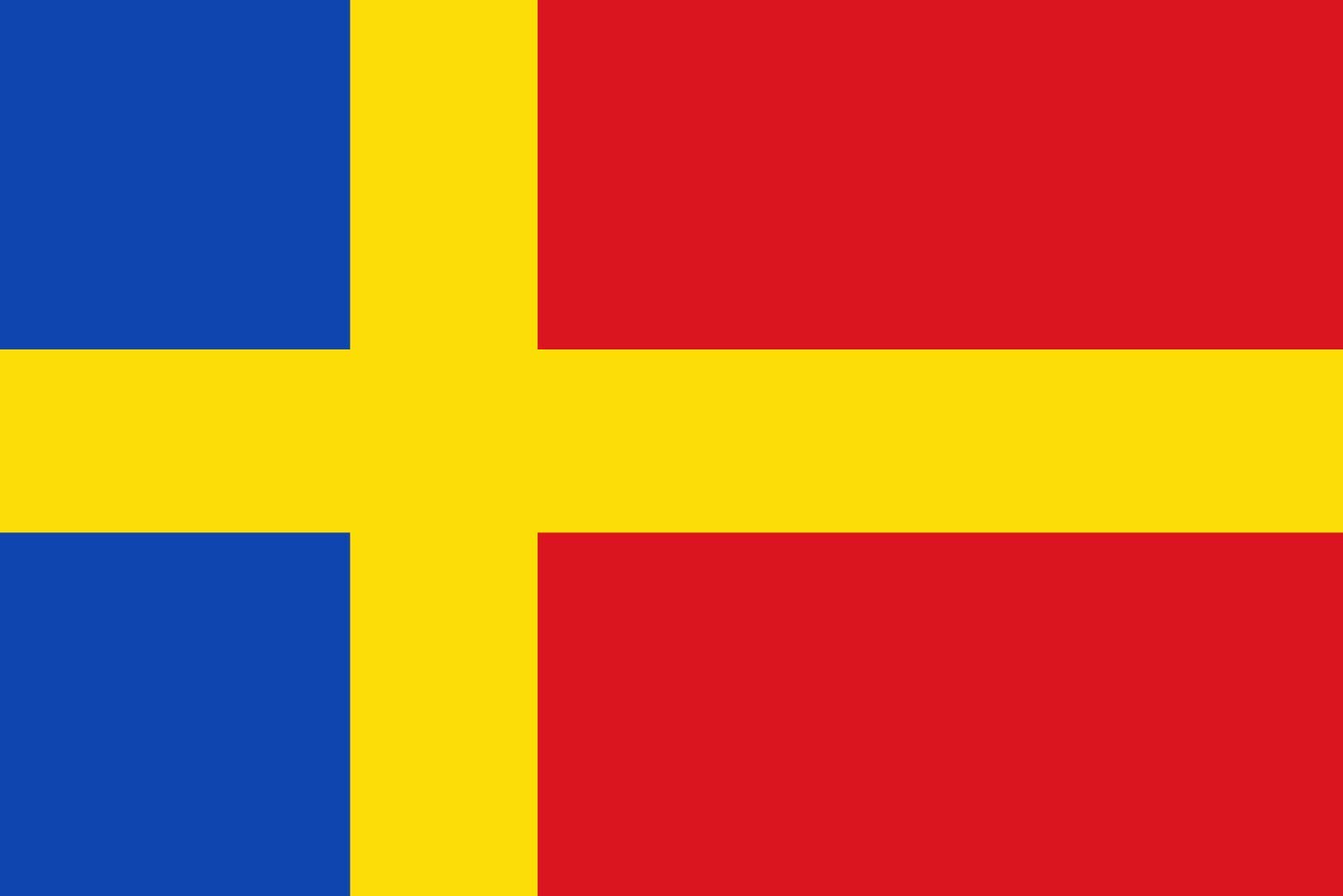 Drapeau Weerselo vlag de prestige pour l'ex-municipalité d'Overijssel