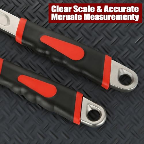 4PCS Adjustable Spanner Set, 4 Sizes Adjustable Wrench Set with Soft Grip, Multifunctional Carbon Steel Shifter Spanner Sets for Pipeline Building Machinery Home (6"+8"+10"+12") - Image 6