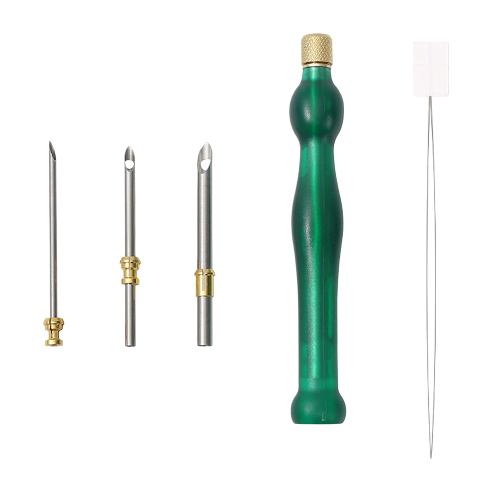 hogtnd Russian Craft Punch Needle Set with Portable Designs and Needle Embroidery Punch Tool