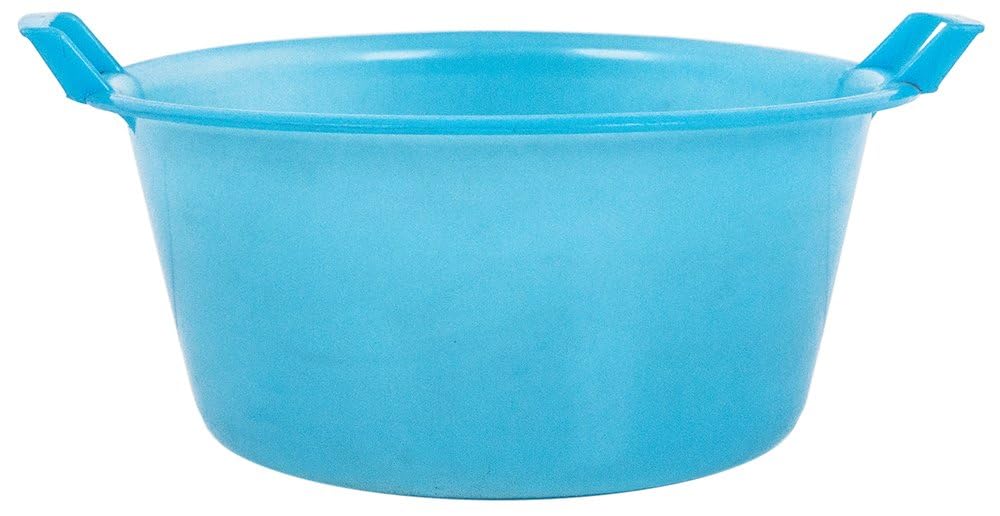 Bacino Rotondo In Plastica – 8 Litri, Diametro 36 Cm, Altezza 14,5 Cm – Colore Antracite – Impilabile