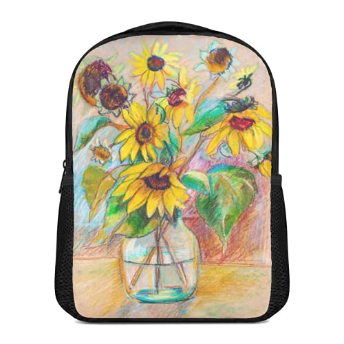 Wandbild Mit Abstraktem Blumendesign – Handbemalt Auf Leinwand, 91,4 X 61 Cm, 1 Panel