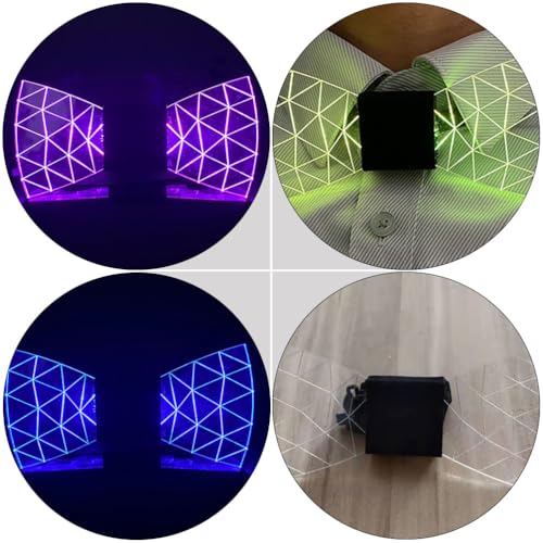 Pajaritas luminosas ajustables de acrílico que brillan en oscuridad 3