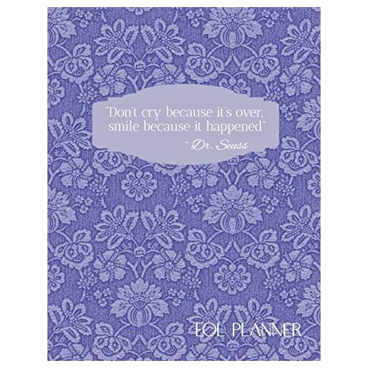 Don't Cry Because it's Over, Smile Because it Happened EOL Planner: End of Life Planner Organizer