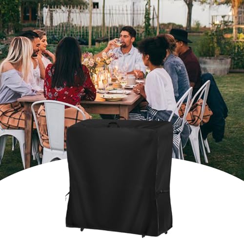 Housse pour TV d'extérieur étanche pour support mobile de jardin - 4