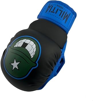 Milita MMA - 7oz MMA Sparring and Training Gloves, Open Palm, Men & Women & Children, Kickboxing, Boxing Mauy Thai, Hybrid MMA Grappling, Padded Fingerless Gloves