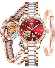 7074:Rose Gold-Red Dial