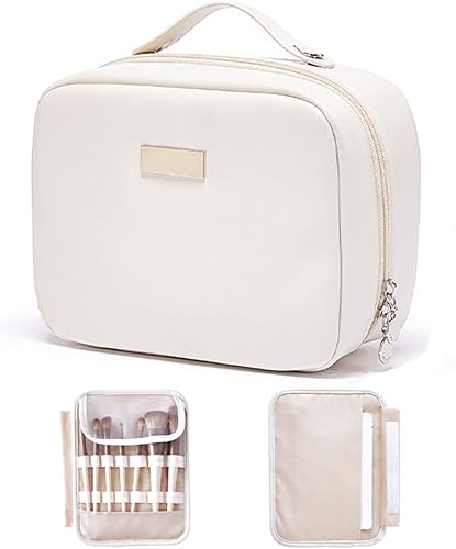 Miniatura 2 de Bolsa cosmética portátil de gran capacidad, productos para el cuidado de la piel, Bolsa de almacenamiento de brochas de maquillaje, Bolsa de