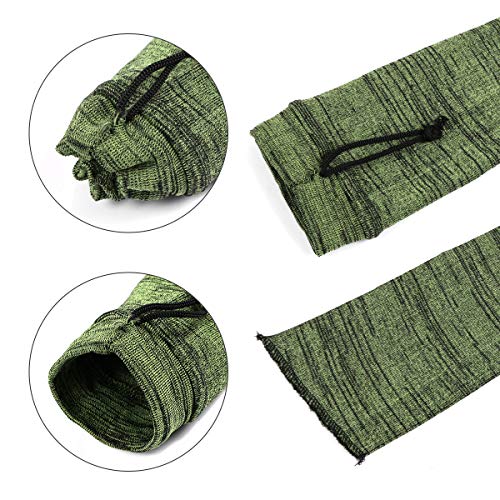 Yutetuter 8-Pack Gun Sock Silicone Treated Rifle Socks 52" Anti-Rust Tactical Outdoor Shooting Hunting Sack Storage Bag Green by Yutetuter - Image 3