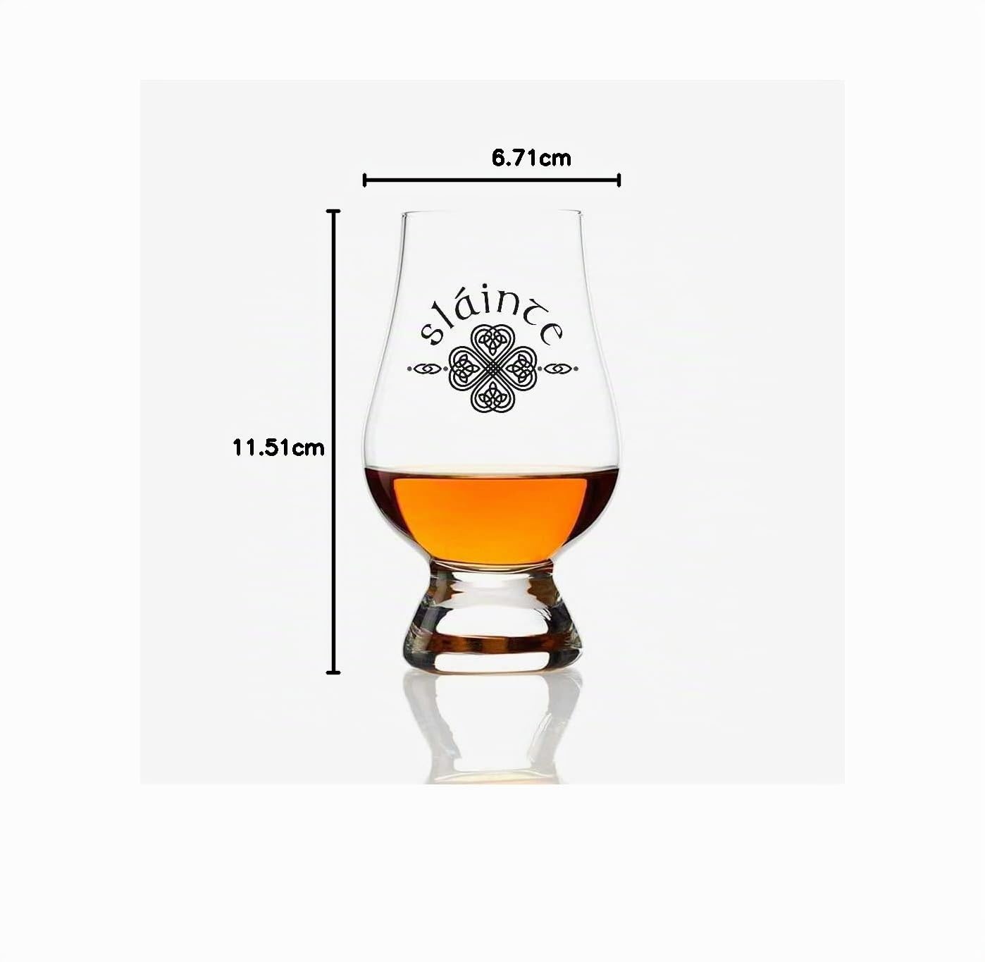 Glencairn Verre à whisky et spiritueux avec gravure écossaise "Slainte Celtic Cross", 170 ml