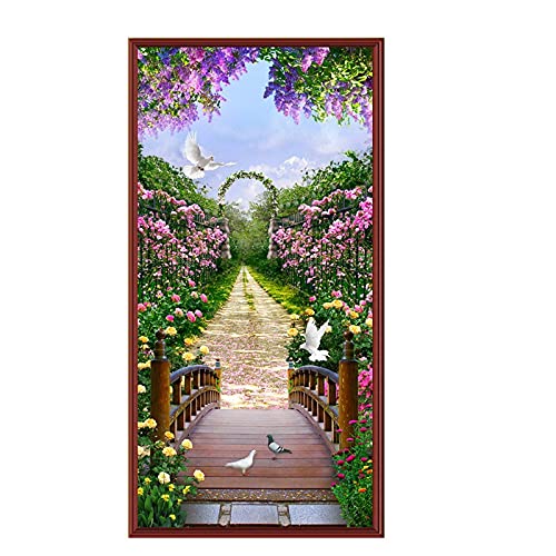 Peinture diamant jardin pour décorer une chambre adulte