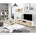 Mesa Centro con revistero, Mesa elevable, mesita Mueble Salon Comedor Acabado en...