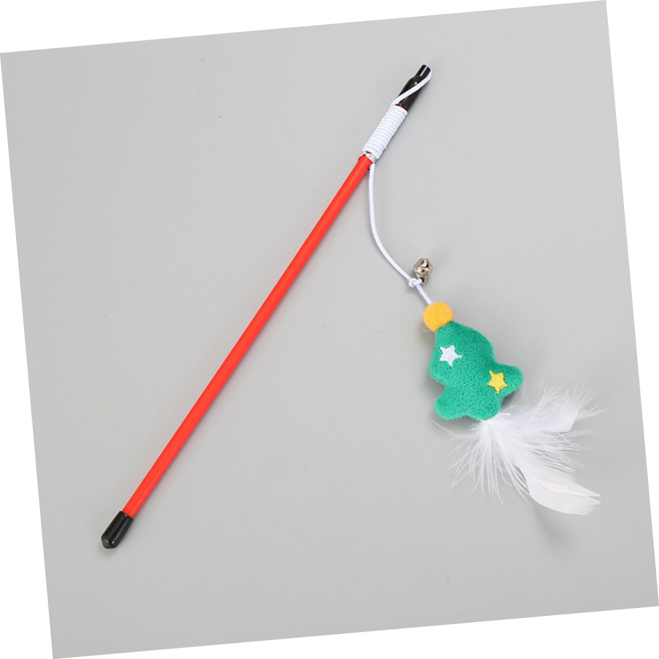 Sosoport 3er-Sets Katzenspielzeug Weihnachts-Teasing-Sticks Interaktives Katzen-Teaser-Spielzeug Für Spaß Und Bewegung 5 Stück * 3