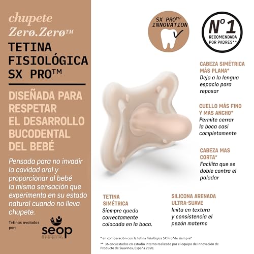 Suavinex, Chupete Recién Nacido Zero Zero, Bebés 0/6 Meses, Fair - Imagen 6