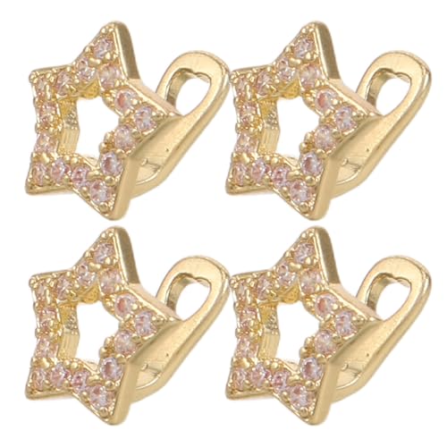 GALPADA 4pcs Tooth Grill Cap: Bling Star Teeth Grill Cap - Hip Hop Cosplay Mouth Jewelry - Glitter Rhinestone Single Cover For R