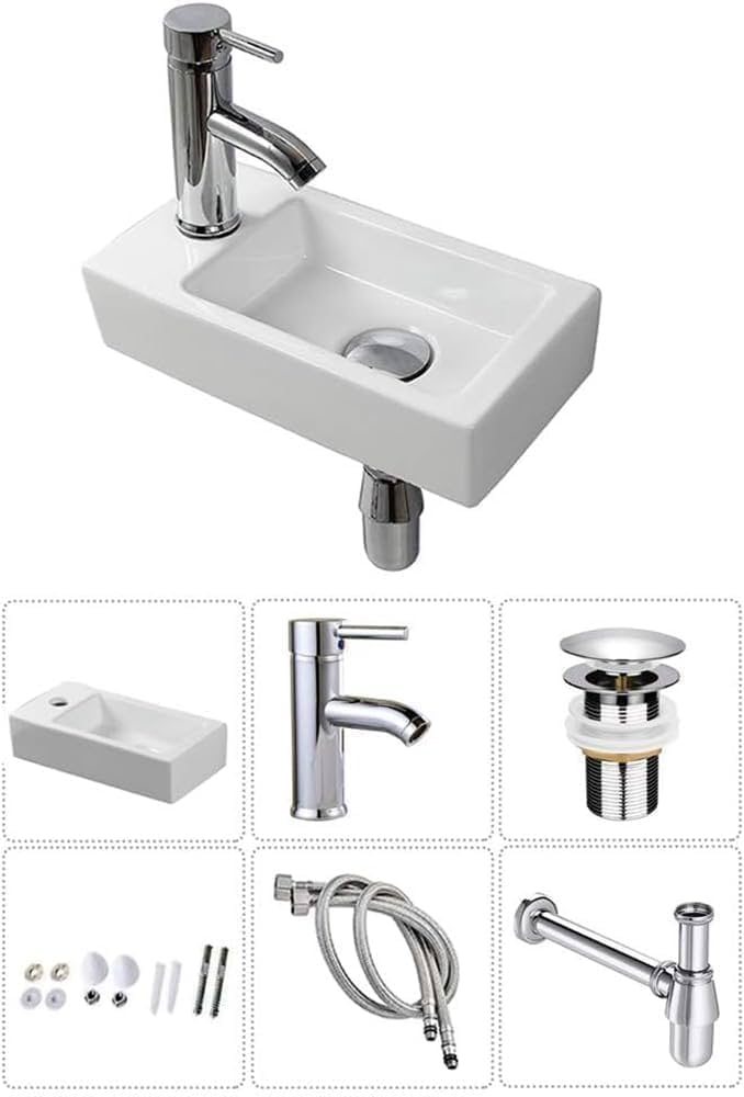 手洗い器 デザイン 陶磁器 手洗い鉢 洗面台 蛇口 排水ホース付き 楽天市場】【混合水栓付き】 手洗い器 置き型 洗面ボウル 楕円形