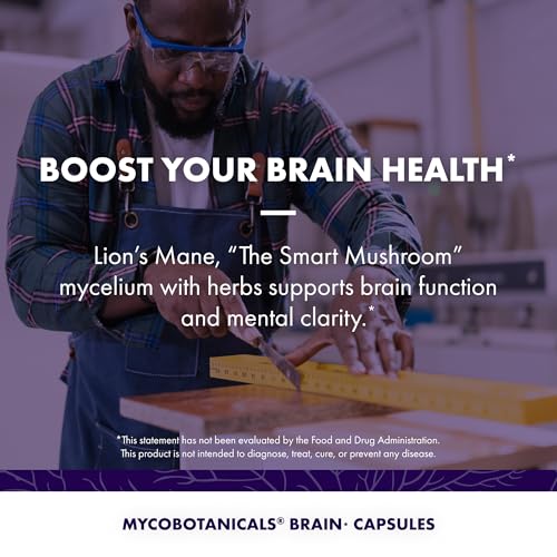 Image of Host Defense MycoBotanicals Brain Support, 120 Capsules (2 Units of 60 Ct)
