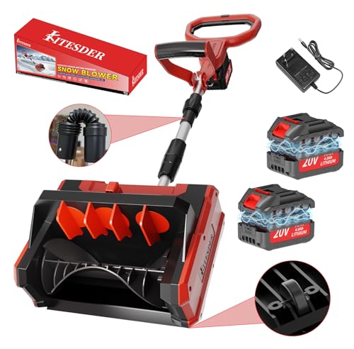 600W Akku-Schneefräse 20V-Bis 6m Schneewurf & 16cm Höhe-4000mAh Akku für Hof & Gehweg.cxj (HSS)