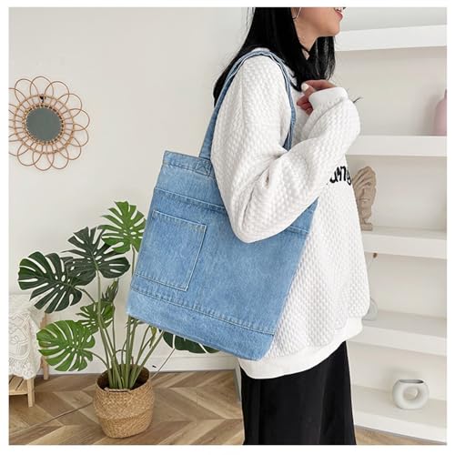 Women's denim wallet, casual handbag, crossbody shoulder bag, girl tote canvas bag2