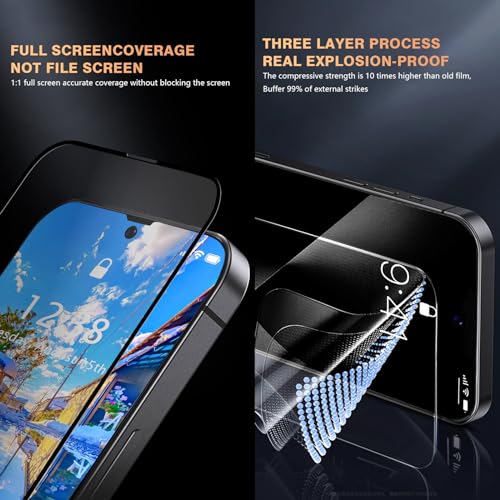 GANGANPRO 2 Pack Privacy Screen Protector Compatible with Samsung Galaxy A22 4G/A31/A32 4G,HD Black 9H Hardness,Coverage Anti Spy Private Tempered Glass