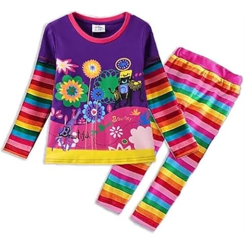 VIKITA Little Girls Clothes tshirts leggings 2pcs Long Sleeve Christmas outfits winter Clothing Sets (7T, FL328) Cover