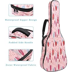 Housse pour guitare – Motif tendance – Sac rembourré pour guitare électrique et guitare classique – Résistant aux chocs… - Les Beatles, Paul McCartney, John Lennon, RIngo Starr, George Harrison Housse pour guitare - Motif tendance - Sac rembourré pour guitare électrique et guitare classique - Résistant aux chocs… – Image 4