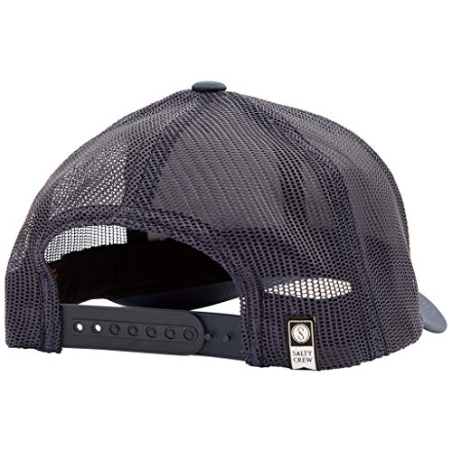 Image of Salty Crew Shark Logo Retro Trucker Hat - Unisex Adjustable Baseball Hat for Adults - Premium Cotton
