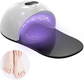Upgraded Nail Fungus Laser Device for Multiple Toenail, Blue Light Nail Fungus Treatment Device for Toenail Cleaning Therapy with 905nm Infrared Light, Damaged & Discoloured Toenails