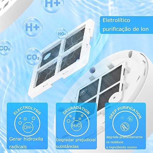 Máquina portátil sem fio multifuncional para limpeza de frutas e vegetais, 0 aditivos, purificação d