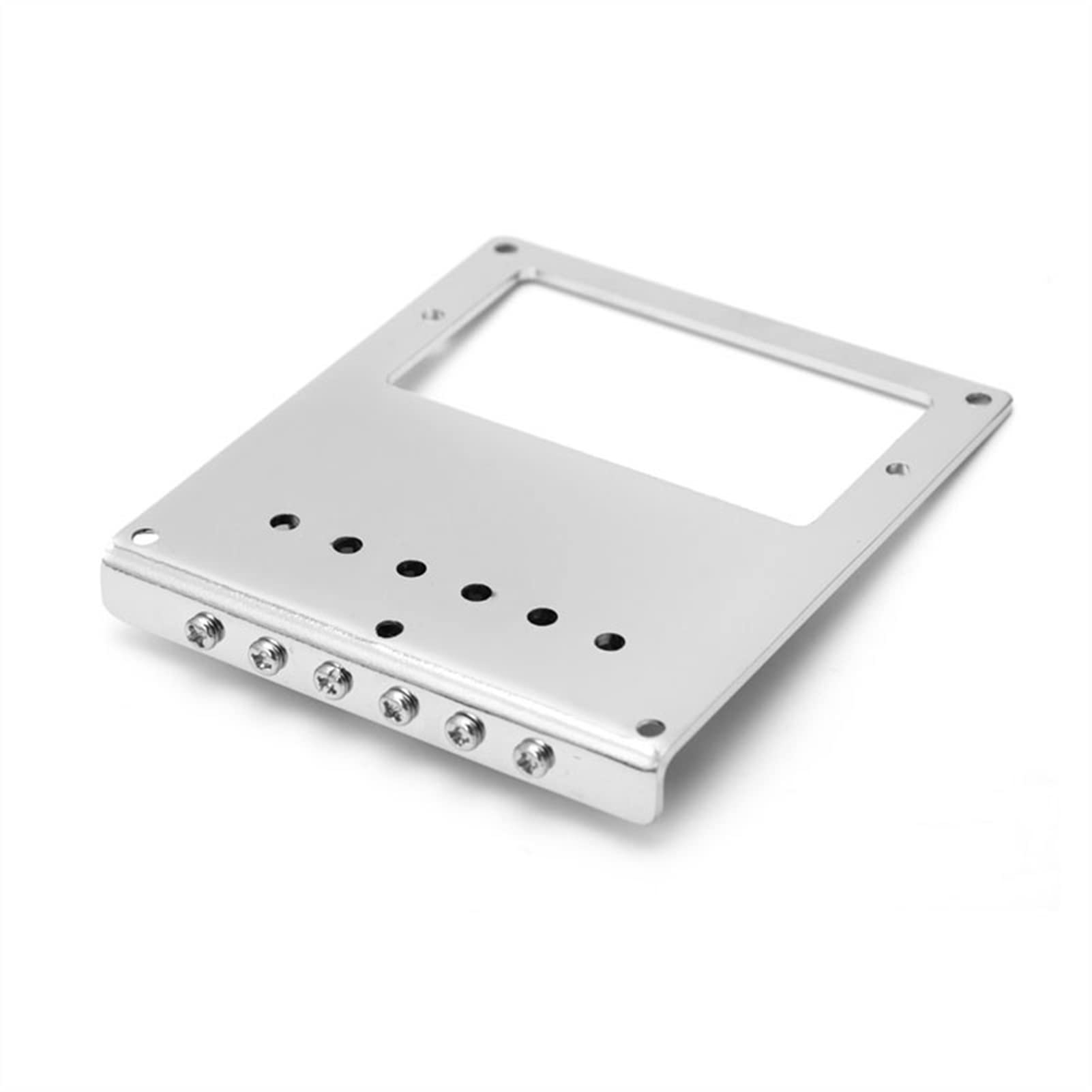 Accesorio repuesto puente 1 Conjunto Puentes Eléctrico Guitarra Puente 6 Cuerdas Cuadrado Silla De Montar
